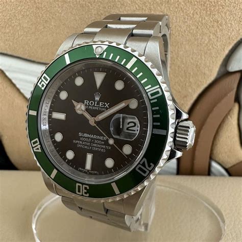 rolex ghera verde subito|Rolex Submariner Date Ghiera Verde RRR .